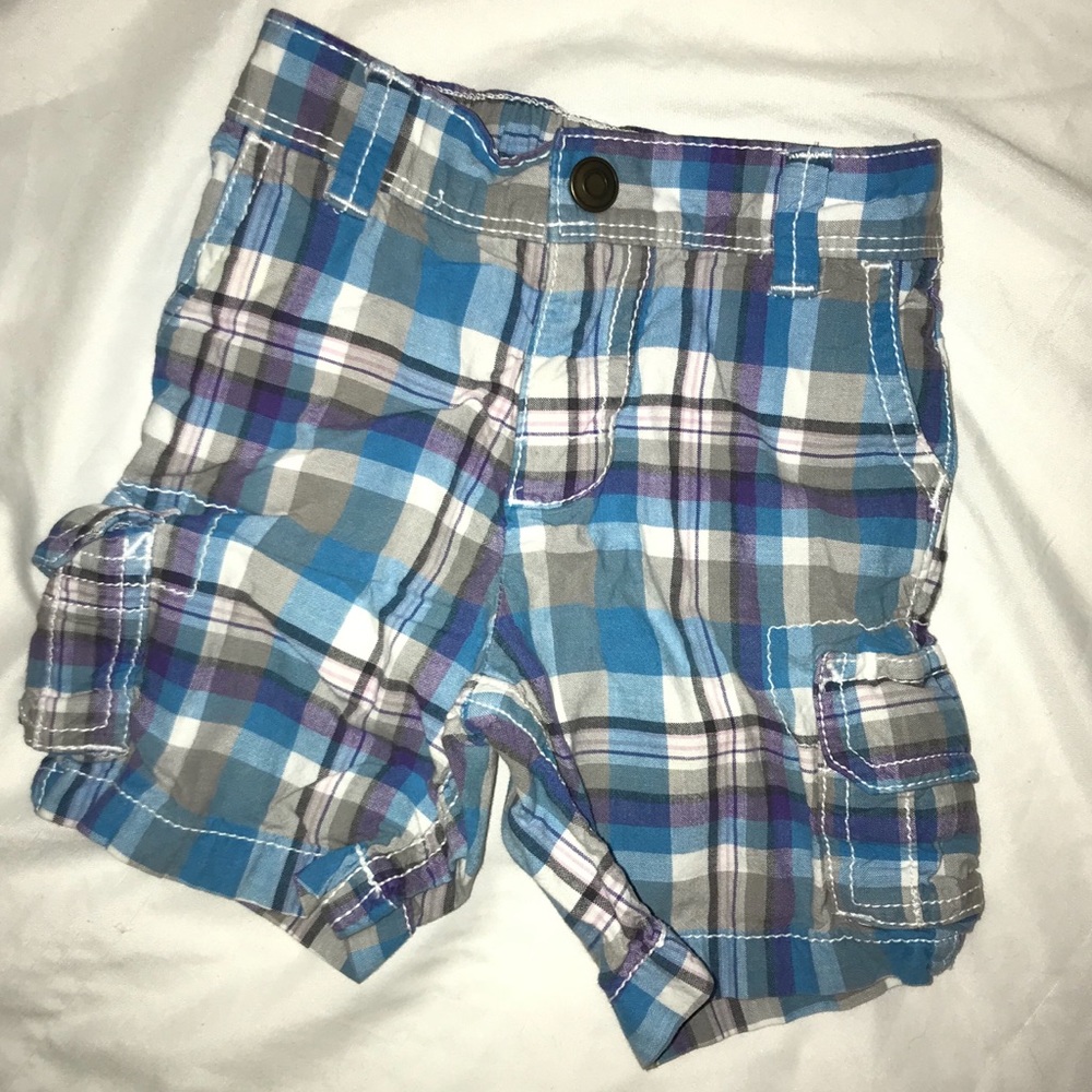 Carter’s 12m boys plaid shorts summer pants